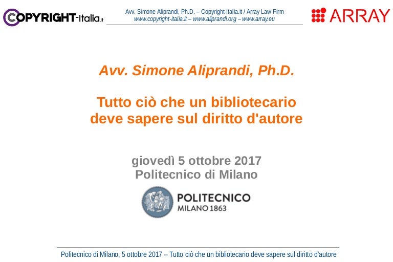 SCARICARE ARTICOLI SCIENTIFICI POLIMI